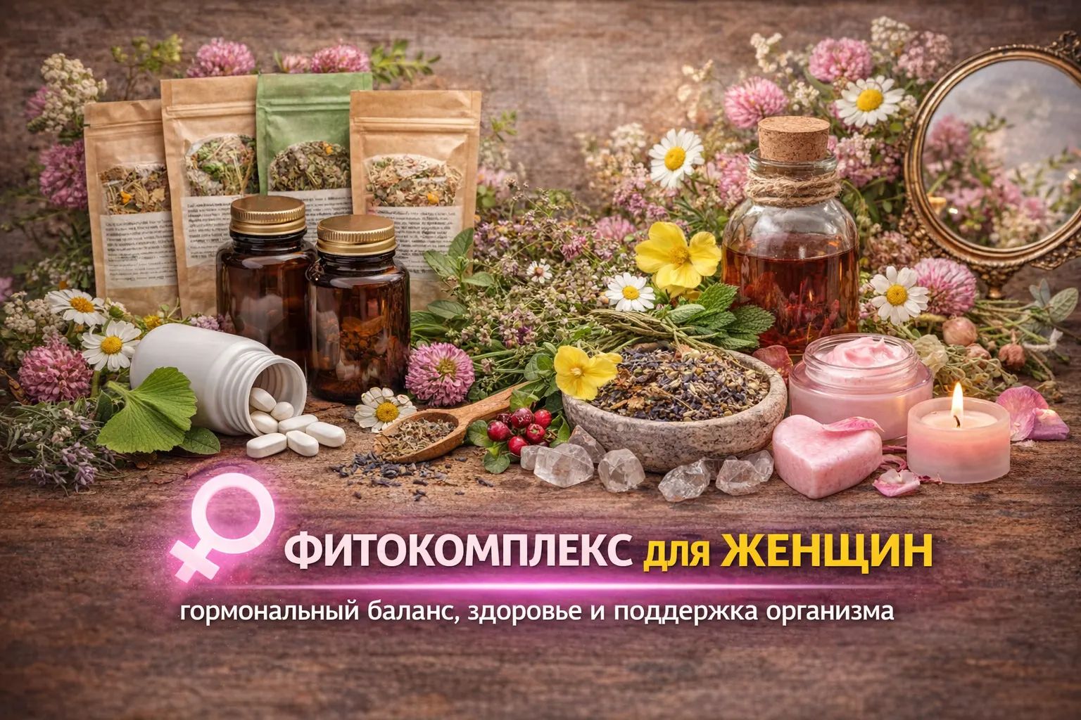 Фитокомплекс для женщин — гормональный баланс, здоровье и поддержка организма